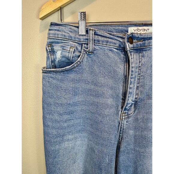 Vibrant M.I.U. Bootcut Denim Jeans Womens 11 High Rise Western Coastal Cowgirl - Picture 3 of 14